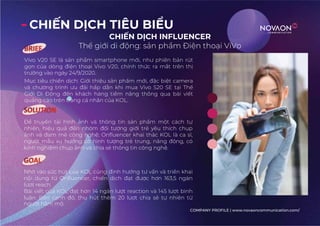 COM§Ayæ§ROFXL0|www.novaoncommunication.com/
CHI N D Ç
VǞvȌ V20 SE s n ȯǘ ǿ sǿƊȲɈȯǘȌne ǿ Ǟ, nǘ ȯǘǞên b n
g n c Ɗ Ǟ n ɈǘȌ Ǟ VǞvȌ V20, Ɉǘ c ȲƊ ǿ Ɉ ɈȲên Ɉǘ
ɈȲ ng 24/9/2020.
M c ɈǞêu cǘǞ n d cǘ‫ب‬ GǞ Ǟ ɈǘǞ u s n ȯǘ ǿ ǿ Ǟ, c bǞ Ɉ cƊǿeȲƊ
cǘ ng u ǘ ȯ d n kǘǞ ǿɐƊ VǞvȌ S20 SE Ɉ Ǟ Àǘ
GǞ Ǟ (Ǟ ng n ɈǞ ǿ n ng qɐƊ vǞ Ɉ
qu ng ɈȲên ɈȲƊng c Ɗ KOL.
ɈȲuy n Ɉ Ǟ nǘ ɈǞn s n ȯǘ ǿ ǿ Ɉ Ɉ
nǘǞên, ǘǞ u qu n Ǟ Ɉ ng gǞ Ǟ ɈȲ yêu cǘ ȯ
nǘ Ɗǿ ǿê ngǘ ; On˜uenceȲ kǘƊǞ KOL cƊ s ,
ng Ǟ ǿ u xu ǘ ng Ɉ ng ɈȲ ɈȲung, n ng ng,
kǞnǘ ngǘǞ ǿ cǘ ȯ nǘ cǘǞƊ s ɈǞn ngǘ .
Nǘ s c c Ɗ KOL cùng nǘ ǘ ng Ɉ v n ɈȲǞ n kǘƊǞ
n Ǟ dung Ɉ On˜uenceȲ, cǘǞ n d cǘ Ɉ c ǘ n 163,5
Ƕ Ɉ ȲeƊcǘ.
vǞ Ɉ c Ɗ KOL Ɉ ǘ n 14 Ƕ Ɉ ȲeƊcɈǞȌn 145 Ƕ Ɉ
Ƕu n. Bên c nǘ , Ɉǘu Ɉǘƺǿ 20 Ƕ Ɉ cǘǞƊ s Ɉ nǘǞên Ɉ
ng Ǟ ǿ .
CHI N D CH INFLÇENCER
Àǘ ǐǞ Ǟ dǞ nǐ‫ب‬Ⱥ nȯǘ ǿ Ǟ n ɈǘȌ Ǟ VǞßȌ
 
