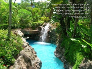 O trema sumiu em todas as palavras, como em *inconsequência*, que também, poderia sumir do mapa. Assim, a gente ia viver com mais *TRANQUILIDADE*. 