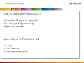 Novapoint Tutorial Novapoint virtual map advanced | PDF