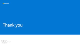 Thank you
© Copyright Microsoft Corporation. All rights reserved.
NovaQuantum
info@NovaQuantum.com
1-877-700-4145
 