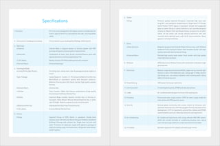 Specifications
1.Structure R.C.C structure designed for the highest seismic consideration for
Zone V, against Zone IV as stipulated by the code, ensuring better
safety.
2. Environmentfriendlygreenbuilding PreCertifiedforgreenbuilding(GoldRating),LEADIndiaCS
3. Wallfinish
a)Internal Internal Walls in Gypsum plaster or Cement plaster with POP
punningwithplasticemulsionpaintortexturefinish.
b)Externals Combination of stone, tiles, Acrylic emulsion/Texture paint with
specialelementsinarchituralglass/SensiTile.
c)LiftLobbies Marble/Granite/Vitrifiedcladdingandacrylicemulsion.
d)ServantRoom Oilbounddistemper
4. FlooringandDado
a)Living,Dining,Bed Rooms, The living room, dining room, foyer & passage would be made of a
mixof
Foyer,Passage Italian/Spanish marble of Perlatosislia/Bottichino/Kerima
Marfil/Dyna or equivalent quality with designer patterns.
Bedroom flooring done with Italian marble/ High quality wooden
flooring.
b)ServantRoom Ceramictiles
c)Kitchen Floor/ Counter / Walls shall feature combinations of high quality
Granite/imported/IndianMarble/Tiles.
d)Toilets Imported Beige marble/ Spanish vitrified tiles in flooring or
equivalent. Glass Mosaic/ Bisazza Mosaic/Imported tiles in walls
upto7ftheight.Balancecoveredinacrylicemulsionpaint
e)Balconyandterrace HighQualityAntiSkidTiles/FlamedGranite.
f)LiftLobbies Granite/Marble/VitrifiedTiles.
5. Kitchen
Fittings Imported fittings of TOTO, Kohler or equivalent. Double bowl
stainless steel sink with drain board. Designer/modular woodwork
&fittings. Chimney with exhaust fan. Single lever hot and cold
water. Provisions for piped gas supply with appliance package of
high end cooking range, microwave oven, refrigerator, dish washer
andR.Osystem.
6. Toilets
Fittings Premium quality imported Chinaware, imported/ high class wall
hung W.C. and washbasin shades/colours. Single lever C.P Fittings
Grohe/ Kohler/ TOTO/ Jaquar or equivalent. Shower with toughened
glass on patch fitting or cubical bathtub as per specially designed
scheme for Master toilet and Glazed shower enclosure for all other
toilets. All the toilets will include exhaust fan/mirror with wall
mounted vanity lighting/ towel rack/ rod & ring accessories. Heavy
geysersinallattachedtoilets.
7. Doors
a)MainEntrance Elegantly designed and finished 8'high Entrance door with Polished
hardwood frame having European style moulded shutter with high
qualityimported/indianhardwarefittings.
b)InternalDoors Polished high quality wood veener flush shutter with high quality
imported/indianhardware.
8. Windows UPVC/ Aluminium Window frames with combination of double/ single
glazedpanels.
9. Electricals Modular range switches/sockets/MCBs,copper wiring, two wall light
fixtures in each of the bedrooms wall, ceiling light in lobby, kitchen
and dining area, one ceiling chandelier with matching wall/ ceiling
lightsinthedrawingroom.
10. PowerBackup 100%powerbackupperapartment.
11. Communication T.Vandtelephonepoints,EPABXandvideodoorphone.
12. Lobby Air-condtionedwithdesignerfurnitureinthewaitingarea.
13. Plumbing Pressurized water supply system. CPVC for water supply inside the
toilet,kitchen&UPVCpipesforstacks.
14. Security Secured gated community with access control at entrances with
automatic boom barriers and manual gates at entry and exists of the
development, CCTV for basements, ground floor lobbies and EPABX
systemlinkedtoeachunit.Videodoorphoneforeachapartment
15. Air-Conditioning Air Conditioned Apartments with energy efficient VRV/ VRF system
which will include Centrally air conditioned drawing room, dining
room,familylounge,bedrooms,studyroomandentrancelobby.
16. FireSafety Sprinklersystemforfire-safetyinallareasaspernorms.
 