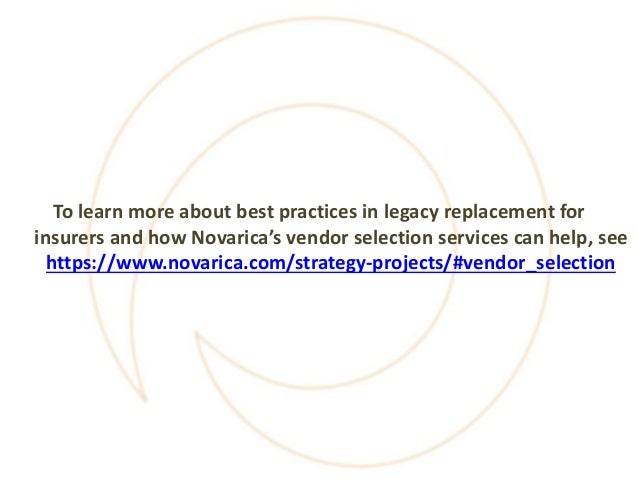 Novarica Quick Quote Insurance Legacy Systems