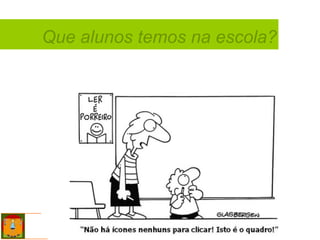 Que alunos temos na escola? 