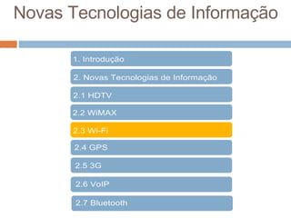 Novas Tecnologias De InformaçãO