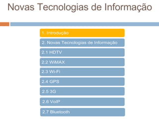 Novas Tecnologias De InformaçãO