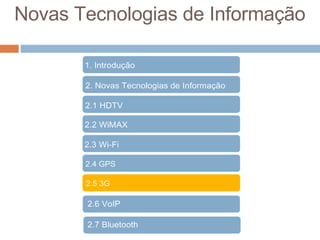 Novas Tecnologias De InformaçãO