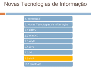 Novas Tecnologias De InformaçãO