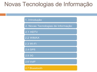 Novas Tecnologias De InformaçãO