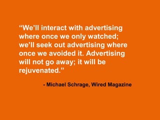 "Novas Tendências da Publicidade"