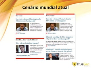 Cenário mundial atual
 