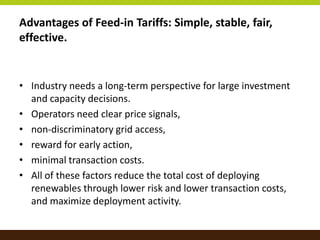 Renewable Energy Policy in Germany