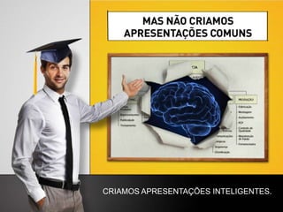 CRIAMOS APRESENTAÇÕES INTELIGENTES.