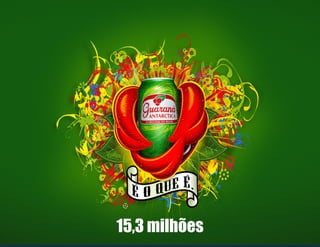 15,3 milhões
 