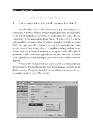 Sociologias, Porto Alegre, ano 3, nº 5, jan/jun 2001, p.94-114
SOCIOLOGIASPB
3 Buscas automáticas na base de dados  Text ...