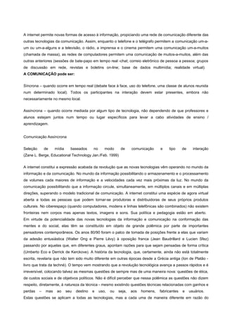 Novas Tecnologias E EducaçãO