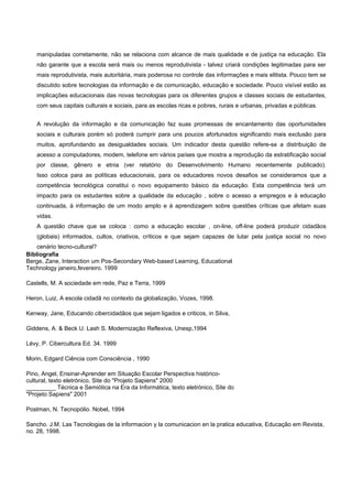 Novas Tecnologias E EducaçãO