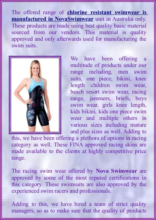 Nova swim wear one name to cater all your swim suits requirements