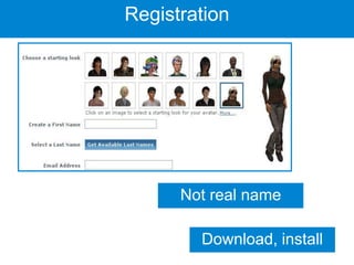 Registration
 Regisztráció




      Not real name

         Download, install
 