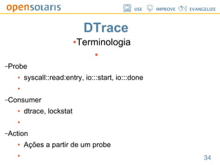Solaris Dtrace, Resource Manager and Zones.