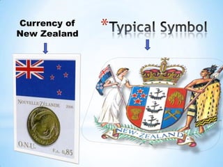 Currency of
New Zealand
              *
 