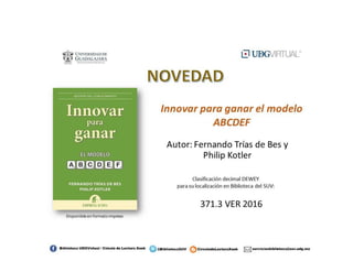 Novedades 1 al 15 abril