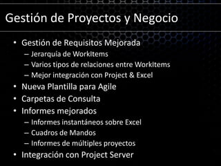 Control de Código y CompilacionesRamas Avanzadas. Trazabilidad y VisualizaciónMotor de compilaciones basado en Workflow FoundationBuild Servers. Pooling y TagsGated check-in