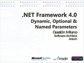 Gastón Milano Software Architect Artech 