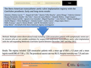 TAVIFOP INSUFICIENCIA MITRALDENERVACIÓN RENAL TAVI
 