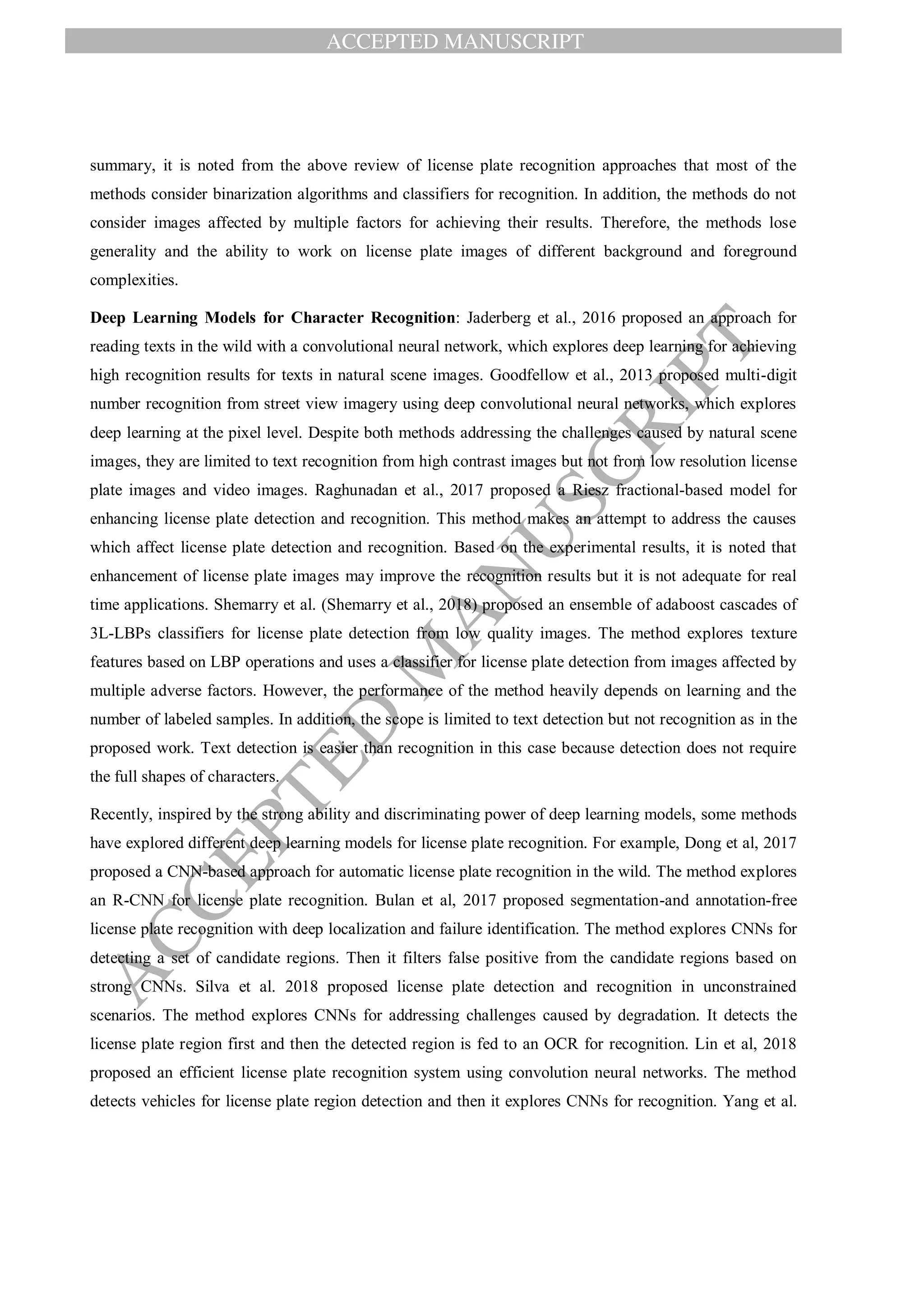 Novel character segmentation reconstruction approach for license plate ...