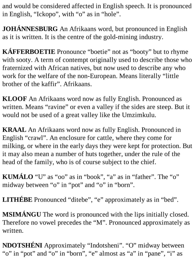 Novel Cry The Beloved Country Pdf