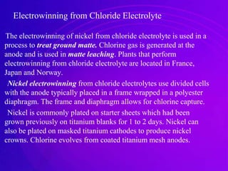 Novel electrowinning technologies.ppt copy | PPTX