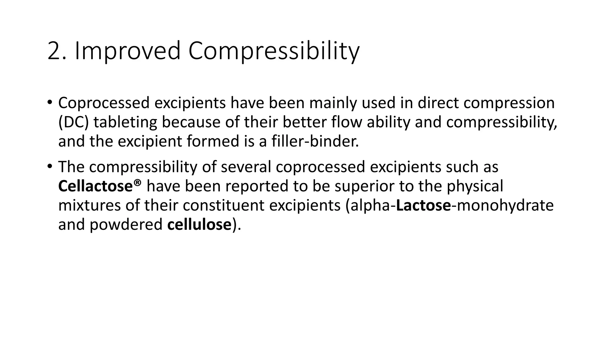 Novel Excipients Pdf