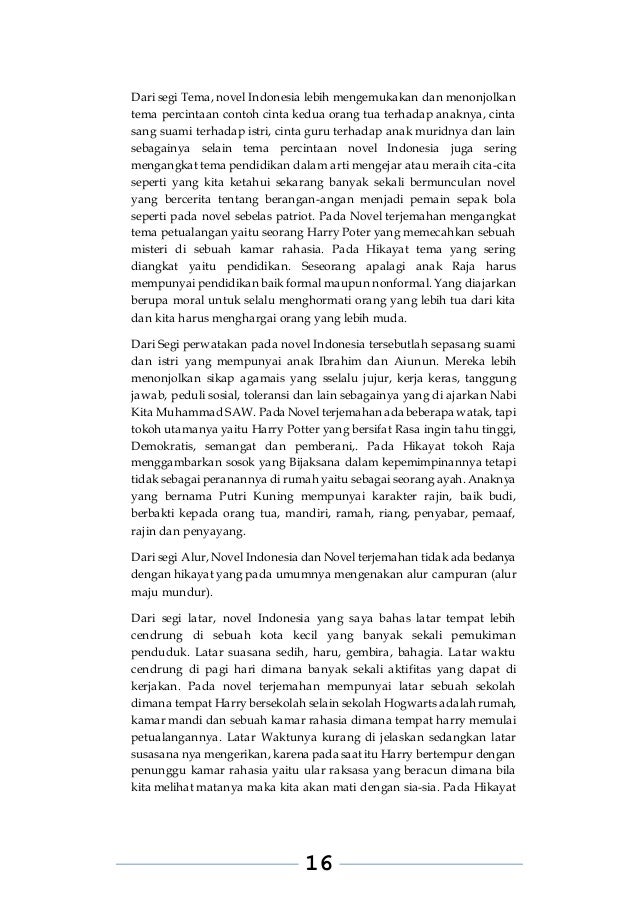 Novel indonesia Novel indonesia