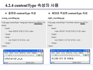 JSP 프로그래밍 #04 JSP 의 기본 | PDF