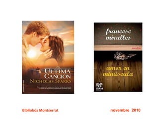 Bibliobús Montserrat novembre 2010
 