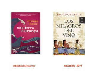 Bibliobús Montserrat novembre 2010
 