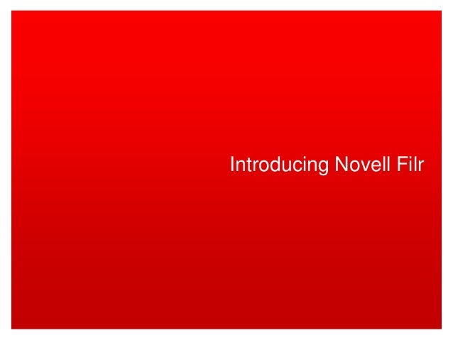novell filr novell filr