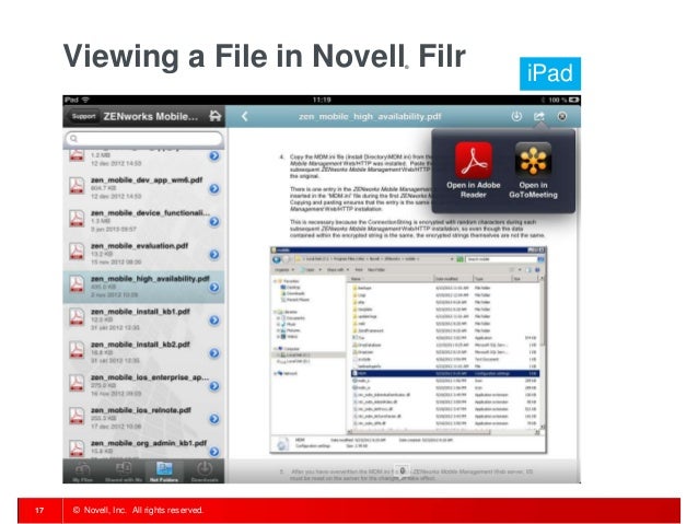 novell filr novell filr
