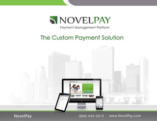 Novel pay   the custom payment solution