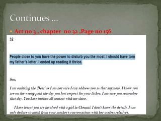  Act no 3 , chapter no 32 ,Page no 156
 