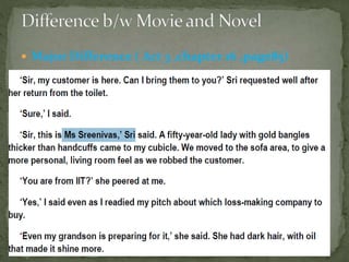  Major Difference ( Act 3 ,chapter 16 ,page85)
 