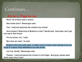  Act no 3 , Page no 100
 