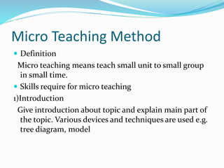 Novel teaching method and its implementation | PPTX