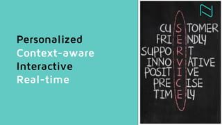 Personalized
Context-aware
Interactive
Real-time
 