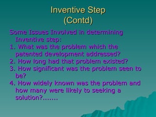 Inventive Step Image Novelty-Inventive Step- in patents filed in india .ppt