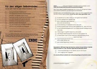 Für den eiligen Selbstmörder:                                           Liebe/r             ! (bei personalisiertem Schreiben Namen einsetzen, sonst:)
                                                                             Liebe Eltern/Kinder/Enkel/Verwandte/Freunde/Lehrer/Kollegen!
     Keine Zeit mehr für den Abschiedsbrief, weil ...                        Wenn Du/Ihr dieses Schreiben findest/findet, bin ich schon tot. Die genaue Todesur-
                                                                             sache erfährst Du/erfahrt Ihr vom Pathologen/Leichenbestatter.
            der Zug heute keine Verspätung hat
                                                                             Sicherlich wirst Du Dich/werdet Ihr Euch fragen, warum ich mich umgebracht habe.
            die Garage schon ziemlich vernebelt aussieht                    Das will ich Dir/Euch gerne erklären: Ich bin aus dem Leben geschieden, weil ...
            die ersten 100 Tabletten müde machen
            der Hocker wackelt und der Strick sich langsam zuzieht              Du Dich/Ihr Euch zu viel/zu wenig um mich gekümmert hast/habt
            die offene Pulsader mehr spritzt als vermutet                       Du mich verlassen/nicht verlassen hast
            das Benzin nur noch für eine Kurve ausreicht                        die 6 in Mathe/Bio/Englisch/Reli/Kunst
            die Tinte im Wasser total verschmiert                                   eine echte Gemeinheit war
            die Fallschirmleine beim Schreiben im Weg ist                       mir das Mobbing am Arbeitsplatz echt zu viel wurde
            die Schrift durch die Kälte total verwackelt                        Pamela Andersen/Hugh Grant/Jan Ullrich geheiratet hat – aber nicht mich
                                                                                ich als Erntehelfer/Spargelstecher/1-Euro-Jobber keinerlei Aufstiegschancen
                                                                                     mehr hatte
             (Platz für weitere Gründe)                                          meine Drogen mir gefehlt haben/mir zu viel wurden

     Das magazinXY schafft Abhilfe. Einfach das vorliegende Formblatt aus-       mein Börsenmakler/Therapeut/Dr. Sommer mir dazu geraten hat
     drucken, Zutreffendes ankreuzen oder Unzutreffendes streichen und an        ich keine Karten mehr für Tokio Hotel/Florian Silbereisen/Rolling Stones
     auffindbarer Stelle für die Nachkommen hinterlegen.
                                                                                                                         bekommen habe
                                                                                 Bayern/Kaiserslautern/Köln/St. Pauli
                                                                                     schon wieder verloren hat
                                                                                 ganz andere Begründung, nämlich



                                                                             Keinesfalls/Zu 100 Prozent liegt die Schuld an meinem Tod bei Dir/Euch. Deshalb
                                                                             solltest Du/solltet Ihr in den nächsten Tagen/Wochen/Monaten/Jahren

                                                                                     manchmal/oft/ständig an mich denken und um mich trauern
                                                                                     mich möglichst rasch vergessen

                                                                             Ich wünsche Dir/Euch weiterhin ein schönes/langweiliges/schreckliches Leben.




                                                                             (Unterschrift keinesfalls vergessen)

12                                                                                                                                                             13
 