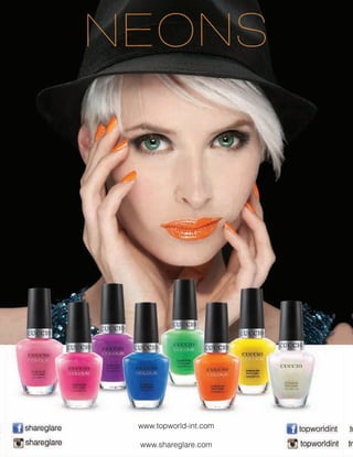 TAOCREDNU ETIHW A ESU NAC
)ecAL anoreV ruoloC oiccuC sa hcuS(
ELYTS YLLEJ EHT HTIW ESAB A SA
.SNOEN

www.topworld-int.com
www.shareglare.com

 