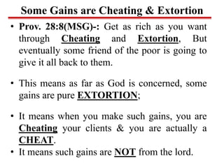 Some Bible Lessons For Our Hearts And Flesh