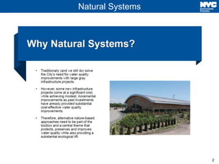 2
Natural Systems
 