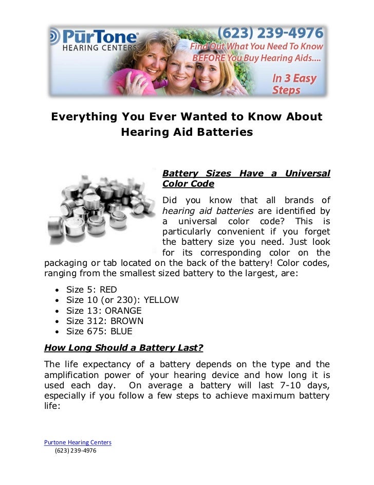 Hearing Aid Information